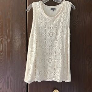 Vince Camuto sleeveless sweater top.